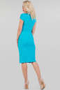 Летнее платье футляр голубого цвета 905.2 No2|интернет-магазин vvlen.com