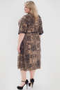 Платье бежевого цвета 1055р-1  No2|интернет-магазин vvlen.com