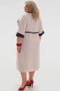 Платье бежевого цвета 1071р-1  No2|интернет-магазин vvlen.com
