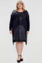 Платье черного цвета 1024с-1  No0|интернет-магазин vvlen.com