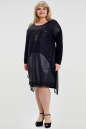 Платье черного цвета 1024с-1  No1|интернет-магазин vvlen.com