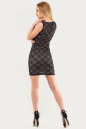 Летнее платье футляр черного цвета 1002.12 No3|интернет-магазин vvlen.com