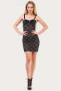 Летнее платье-комбинация черного цвета 1003.12 No1|интернет-магазин vvlen.com