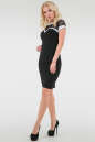 Офисное платье футляр черного цвета 2065.1 No1|интернет-магазин vvlen.com