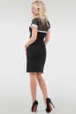 Офисное платье футляр черного цвета 2065.1 No2|интернет-магазин vvlen.com