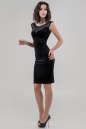Коктейльное платье футляр черного цвета 2643.26 No1|интернет-магазин vvlen.com