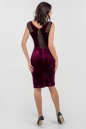 Коктейльное платье футляр лилового цвета 2643.26 No2|интернет-магазин vvlen.com