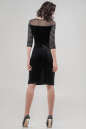Коктейльное платье футляр черного цвета 2644.26 No2|интернет-магазин vvlen.com