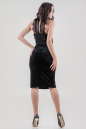 Коктейльное платье-комбинация черного цвета 2645.26 No2|интернет-магазин vvlen.com