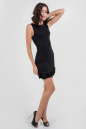 Коктейльное платье футляр черного цвета 1023.2 No1|интернет-магазин vvlen.com
