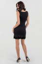 Коктейльное платье футляр черного цвета 1023.2 No2|интернет-магазин vvlen.com