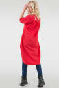 Повседневное платье рубашка красного цвета 075-1 No3|интернет-магазин vvlen.com