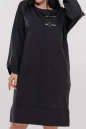 Платье  мешок черного цвета 2840.74  No1|интернет-магазин vvlen.com