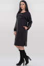 Платье  мешок черного цвета 2840.74  No2|интернет-магазин vvlen.com