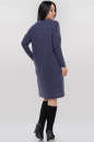 Повседневное платье  мешок синего цвета 2854.107 No2|интернет-магазин vvlen.com