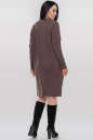 Повседневное платье  мешок коричневого цвета 2854.107 No2|интернет-магазин vvlen.com