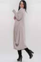 Платье оверсайз бежевого цвета 2856-1.119 No3|интернет-магазин vvlen.com
