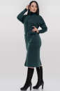 Повседневное платье гольф зеленого цвета 2857.94 No3|интернет-магазин vvlen.com
