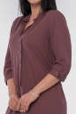 Повседневное платье  мешок бордового цвета 2539-3.101 No2|интернет-магазин vvlen.com