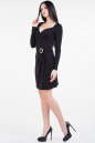 Повседневное платье с юбкой тюльпан черного цвета 733.17 No1|интернет-магазин vvlen.com