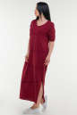 Летнее платье  мешок бордового цвета it 321 No1|интернет-магазин vvlen.com