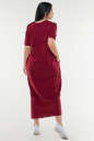 Летнее платье  мешок бордового цвета it 321 No2|интернет-магазин vvlen.com