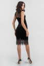 Коктейльное платье футляр черного цвета 2641-1.26 No3|интернет-магазин vvlen.com