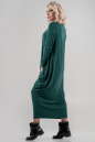 Повседневное платье балахон зеленого цвета 2642.17 No1|интернет-магазин vvlen.com