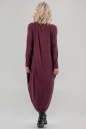Повседневное платье  мешок бордового цвета 2642.17 No2|интернет-магазин vvlen.com