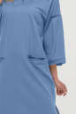 Летнее платье  мешок серо-голубого цвета 2810.101 No2|интернет-магазин vvlen.com