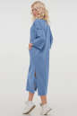 Летнее платье  мешок серо-голубого цвета 2810.101 No3|интернет-магазин vvlen.com