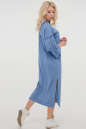 Летнее платье  мешок серо-голубого цвета 2810.101 No4|интернет-магазин vvlen.com