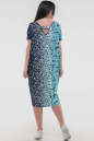 Летнее платье оверсайз синего тона цвета 2665-3.5 No5|интернет-магазин vvlen.com