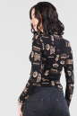 Блуза черного цвета 187.17 No2|интернет-магазин vvlen.com