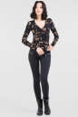 Блуза черного цвета 187.17 No3|интернет-магазин vvlen.com