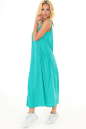Повседневное платье балахон мятного цвета 2541.84 No2|интернет-магазин vvlen.com