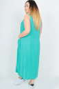 Повседневное платье балахон мятного цвета 2541.84 No6|интернет-магазин vvlen.com