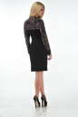 Офисное платье футляр черного цвета 2152.4 No1|интернет-магазин vvlen.com