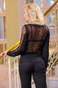 Блуза черного цвета  2396.12 No2|интернет-магазин vvlen.com