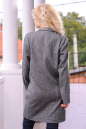 Жакет женский удлиненный темно-серого цвета 2418.29 No1|интернет-магазин vvlen.com