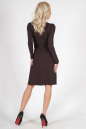 Повседневное платье футляр коричневого цвета 848.17 No3|интернет-магазин vvlen.com