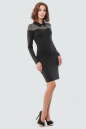 Офисное платье футляр черного цвета 1872.47 No0|интернет-магазин vvlen.com