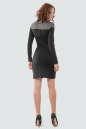 Офисное платье футляр черного цвета 1872.47 No1|интернет-магазин vvlen.com
