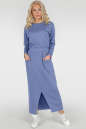 Спортивное платье  голубого цвета 2781.79 No1|интернет-магазин vvlen.com