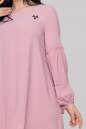 Коктейльное платье трапеция розового цвета 2902.102 No2|интернет-магазин vvlen.com