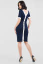Летнее платье футляр темно-синего цвета 1088.2 No0|интернет-магазин vvlen.com