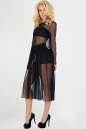 Клубное платье с пышной юбкой черного цвета 2094.10 No1|интернет-магазин vvlen.com