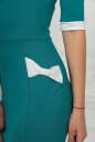 Офисное платье футляр морской волны цвета 1993.2 No5|интернет-магазин vvlen.com