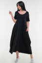 Летнее платье трапеция черного цвета 1719 it|интернет-магазин vvlen.com