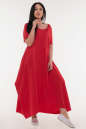 Летнее платье трапеция красного цвета 1719 it No3|интернет-магазин vvlen.com